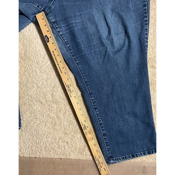 Catherines Right Fit Women's Pants Jeans Stretch 30WP Button up w/Elastic Sides - Picture 7 of 7